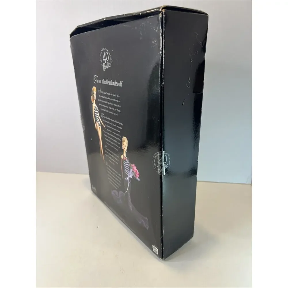 Barbie 1999 40th Anniversary Collector Edition w Black Dress Mattel # 21364 Rare